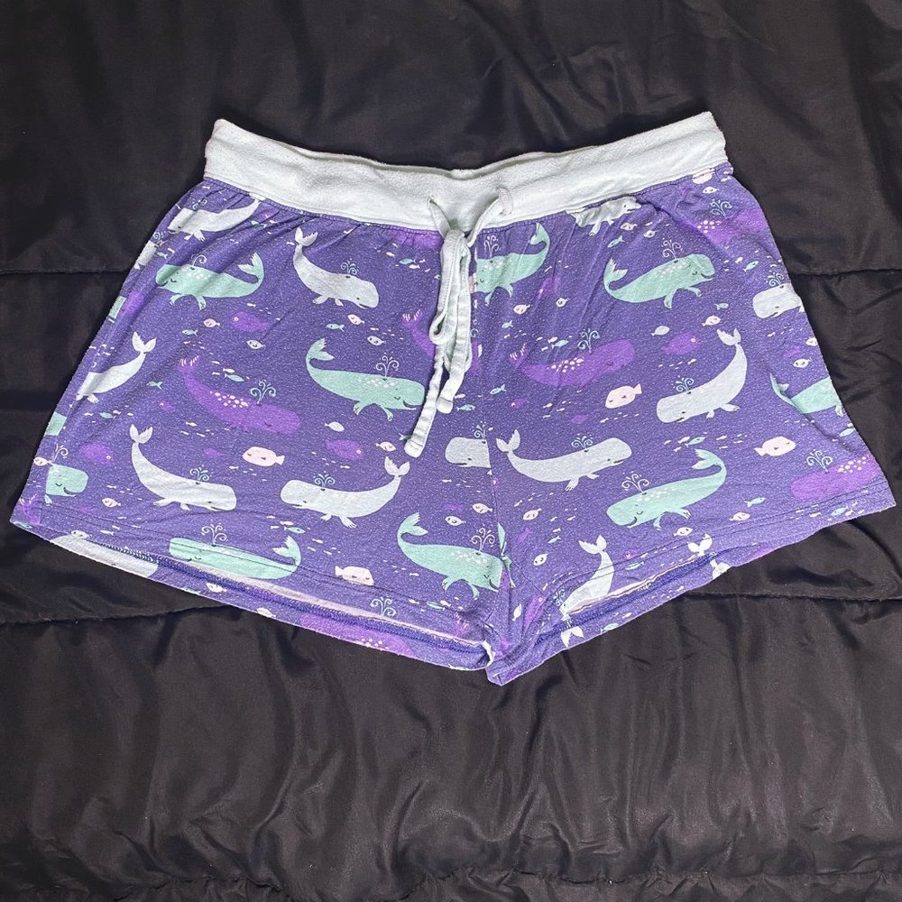 Cute Ocean / Marine Themed Pajama Shorts - M/L